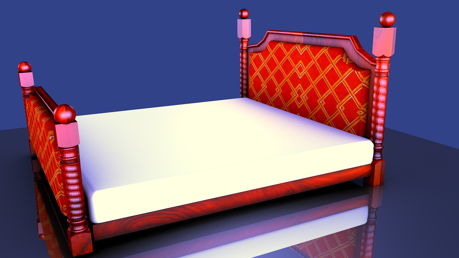 bed-mab-94-木制床